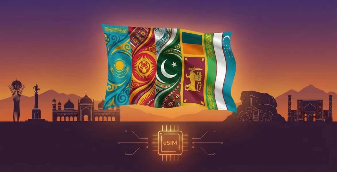 Central Asia (5 Countries), EastESIM eSIM
